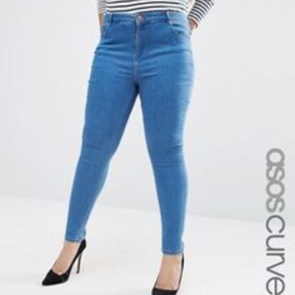 ASOS Curve Denim - ASOS Curve Hight Waisted Skinny Jeans - NEW
